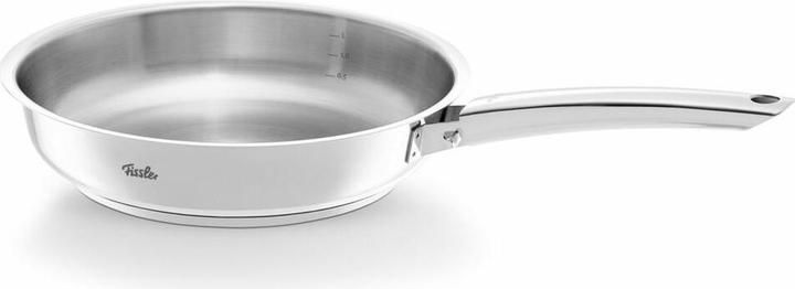 Produktbild Fissler Bratpfanne CRISPY STEELUX PRO 24 cm (24 cm, Stielkasserolle, Edelstahl)
