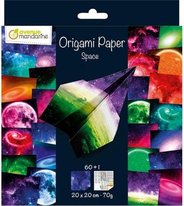 Produktbild Avenue Mandarine Origami Paper Weltall (70 g/m², 60 x)
