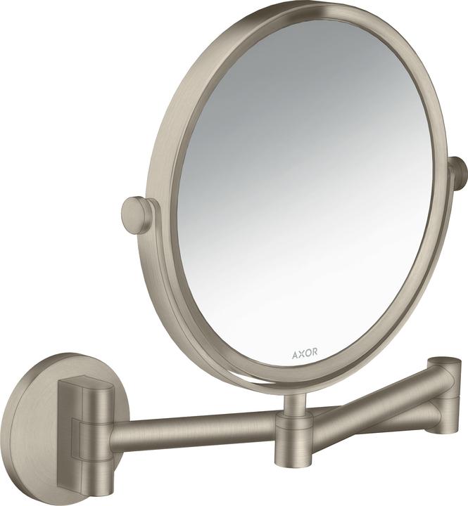 Actual product image hansgrohe Axor Universal Circular shaving mirror brushed nickel