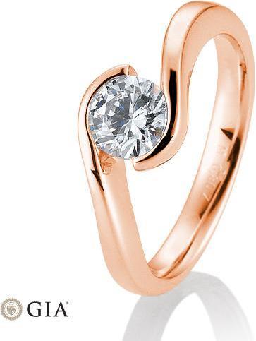 Produktbild Breuning Ring Schwung 0,80-1,50 ct. (58, 585/14 K Gold)