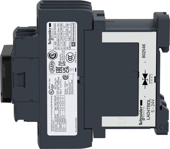 Immagine prodotto Schneider Electric Contattore 24VDC 25A