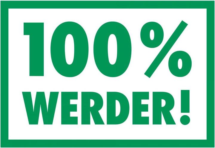 Immagine prodotto SV Werder Bremen Werder Brema 100 per cento (120 x 83 cm)