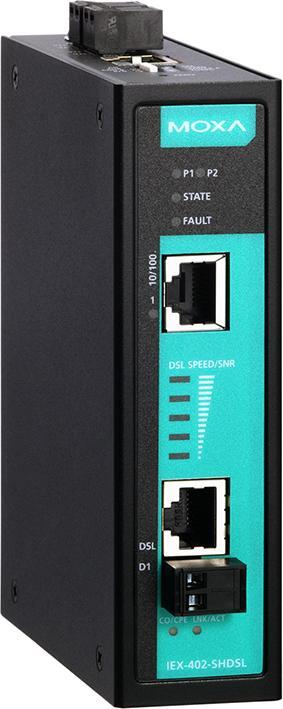 Actual product image Moxa IEX-402-SHDSL-T