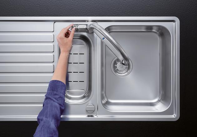 Produktbild Blanco Solenta-S Senso Hebel links