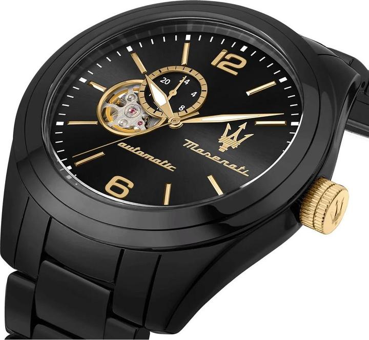 Immagine prodotto Maserati R8823150001 Orologio Traguardo Uomo Automatico 45mm 20ATM (Orologio da polso analogico, 45 mm)