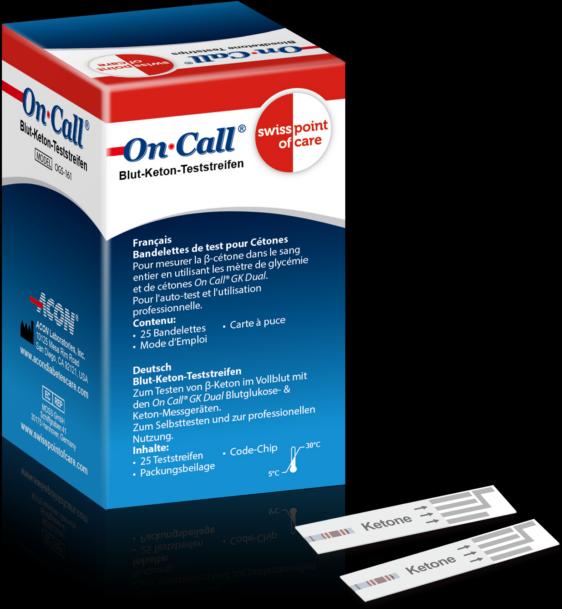 Immagine prodotto Swiss point of care Chetoni (Strisce reattive)