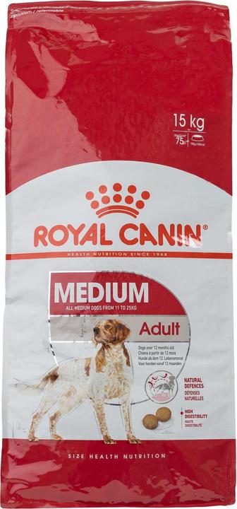 Actual product image Royal Canin Medium Adult (Adult, 1 pcs., 15000 g)
