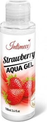 Intimeco Strawberry Aqua Gel Moisturizing Intimate Zones Water Gel Strawberry 100Ml (100 ml, Intimgel)