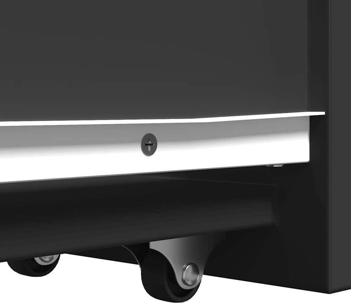 Actual product image VidaXL Narrow bathroom cabinet with castors