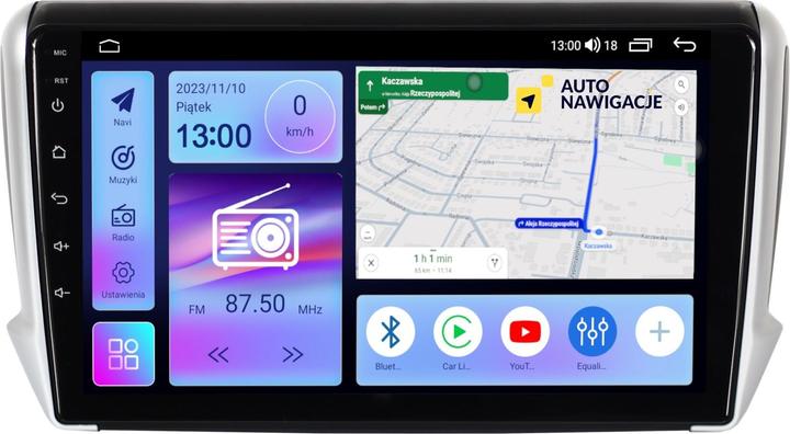 Immagine prodotto No Name RADIO NAVIGAZIONE GPS PEUGEOT 208 / 2008 2012-2019 (10")