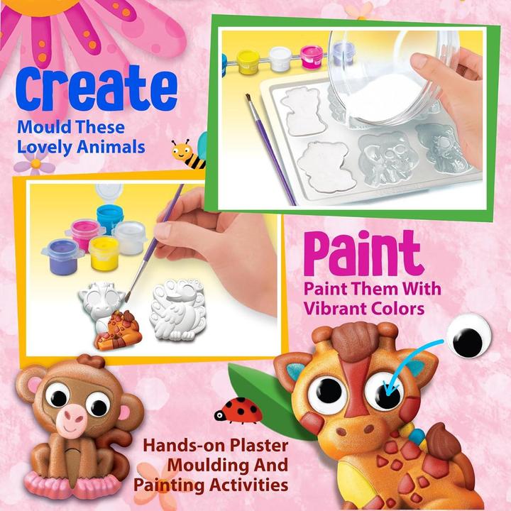 Actual product image 4M Mould & Paint Googly Eyes Animals