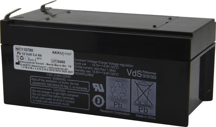 Immagine prodotto XCell Blei Akku passend für Dräger Beatmungsgerät Evita 4 (3400 mAh)