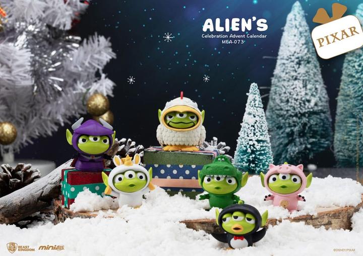 Actual product image Beast Kingdom Toy Story Mini Egg Attack Advent Calendar Alien's celebration