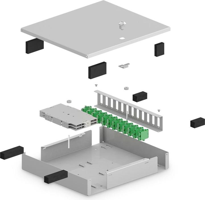 Image du produit Digitus LWL Unibox pour montage mural, medium