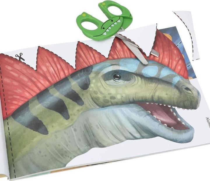 Produktbild Magni Kreativbuch Dino World Snip Snap Book mit Schere