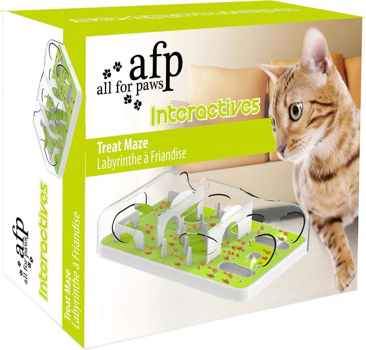 Immagine prodotto All for Paws Mangiatoia per gatti a puzzle (Gatto giocattolo intelligente)