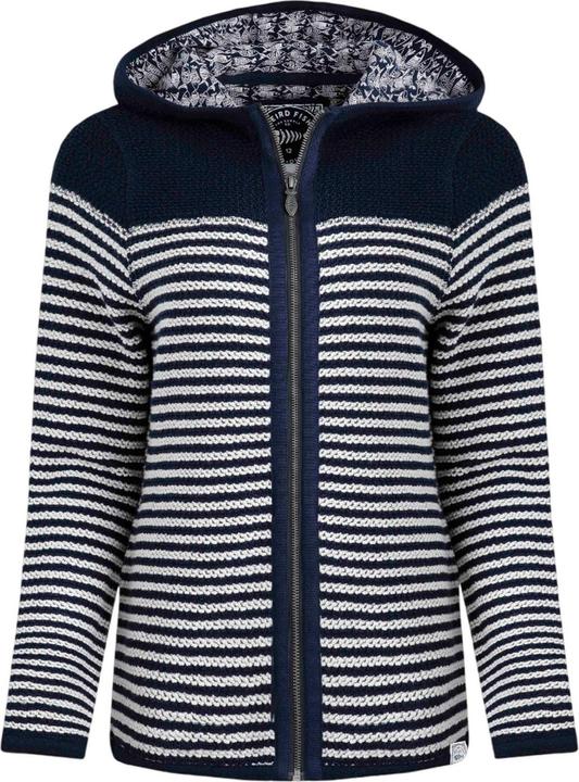 Weird Fish Bianca Hoodie mit durchgehendem Reissverschluss Umweltfreundlich
