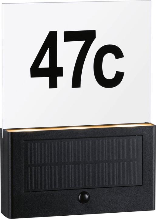 Actual product image Paulmann Solar house number light (18 lm, IP44)