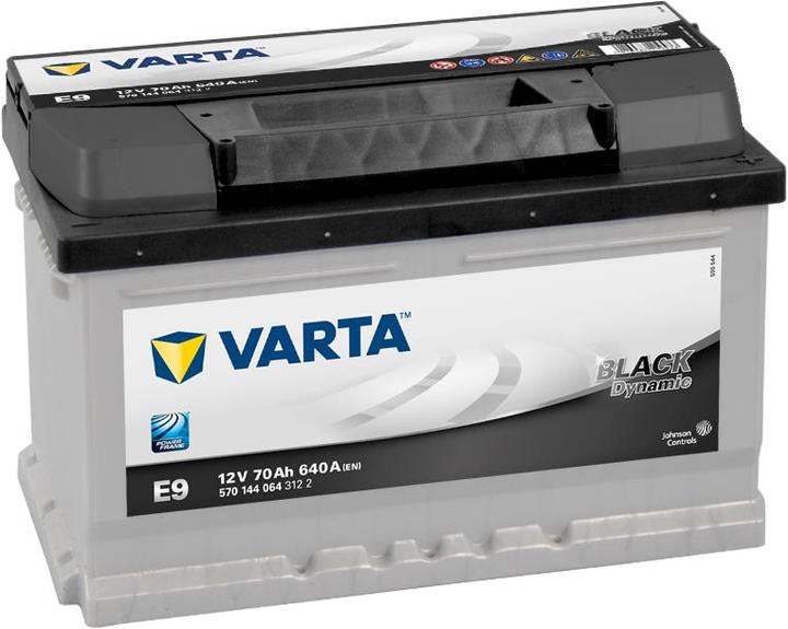 Immagine prodotto Varta Nero dinamico E9 (12 V, 0.07 Ah, 640 A)