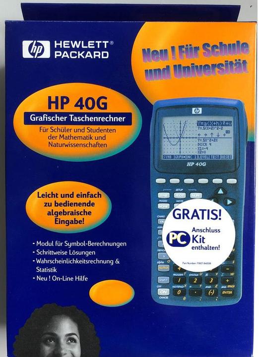 Immagine prodotto HP 40G Calcolatrice grafica tedesca (Batterie)