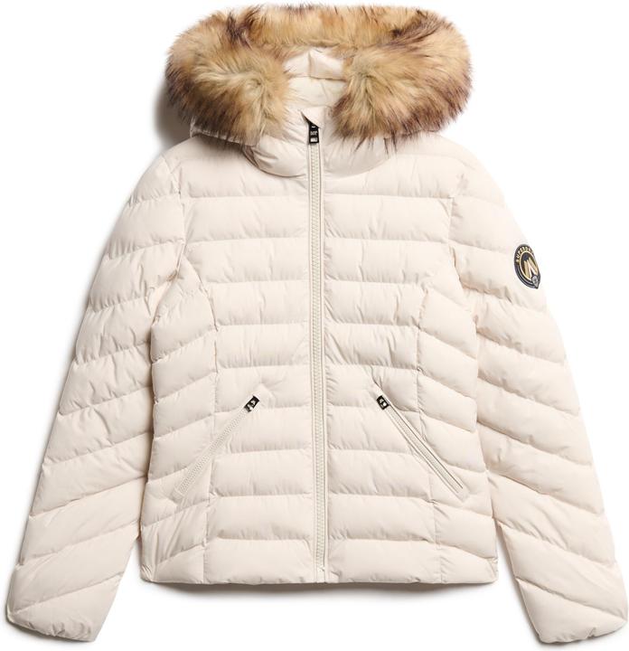 Produktbild Superdry geposterte daunenjacke, fuji faux fur (L)