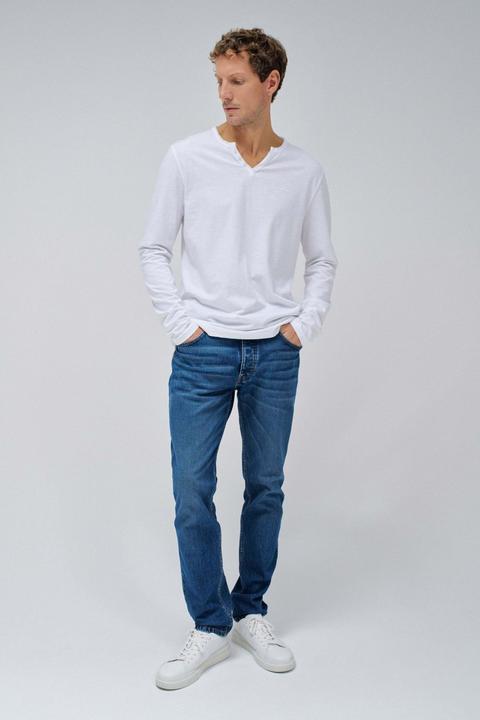 Immagine prodotto Salsa Jeans Langarmshirt Jersey Longsleeve Serafino (L)