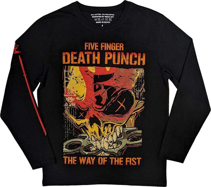 Immagine prodotto Five Finger Death Punch The Way Of The Fist Maglietta Manica Lunga Adulto Unisex (M)