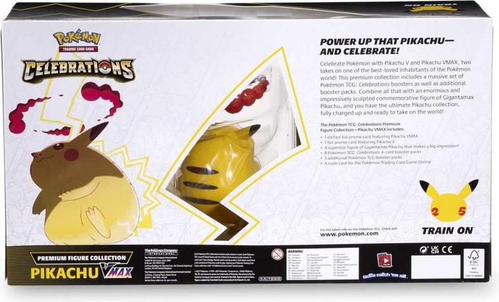 Productafbeelding Pokémon Celebrations Pikachu Vmax Premium Figure Collection (Engels, Box Set & Verzameling)