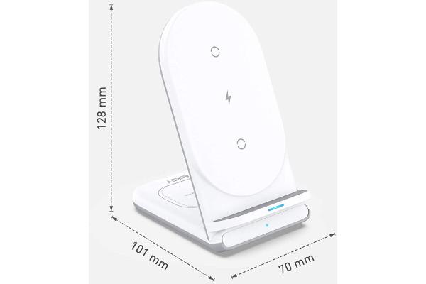 Actual product image Aukey LC-A2 2 in 1 Aircore Charging Station (10 W)
