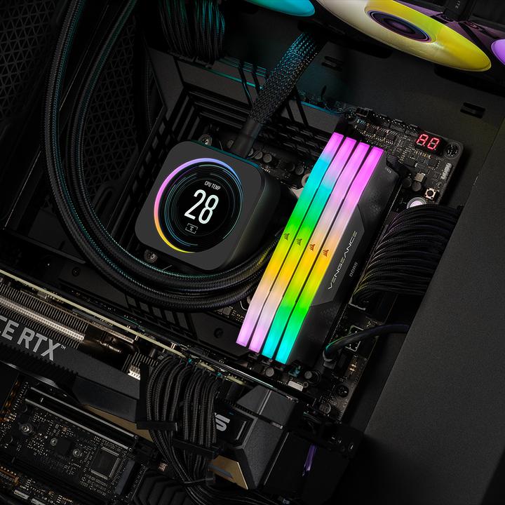 Image du produit Corsair Vengeance (4 x 48 Go, 5200 MHz, RAM DDR5, DIMM)