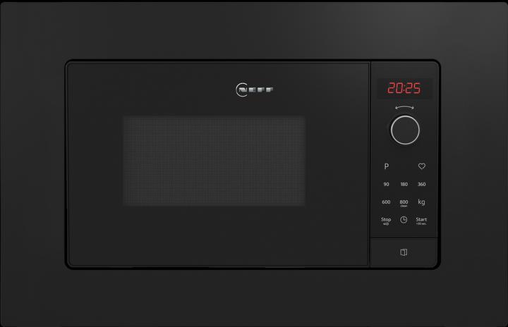 Actual product image Neff N 30, built-in microwave, black, HLAWG26S3 (20 l)