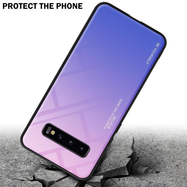 Produktbild Cadorabo TPU 2 Farben Glas Cover (Samsung Galaxy S10+)