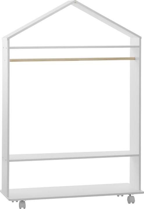 Produktbild Atmosphera Kleiderschrank mit Rädern, weiss (36 cm)