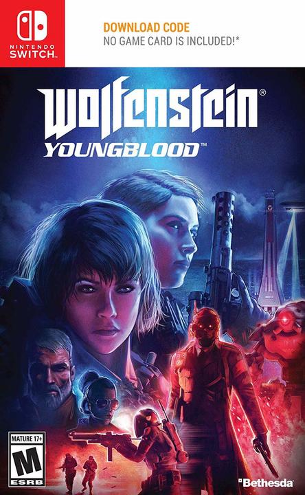 Actual product image Bethesda Wolfenstein: Youngblood (Code in Box) (Import) (Switch Lite, Switch OLED, Switch)