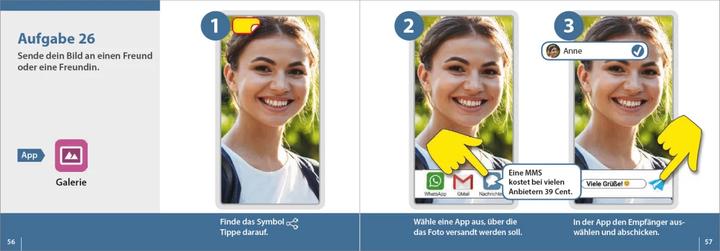 Actual product image Smartphonekurs für Senioren – Das Kursbuch für Android Handys (German, Gabriele Bruckmeier, 2023)