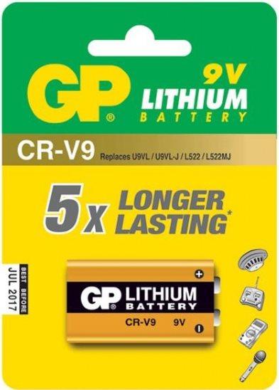 Image du produit GP Batteries GP Batterie Lithium 9V (1 pcs, 9V Block, 800 mAh)