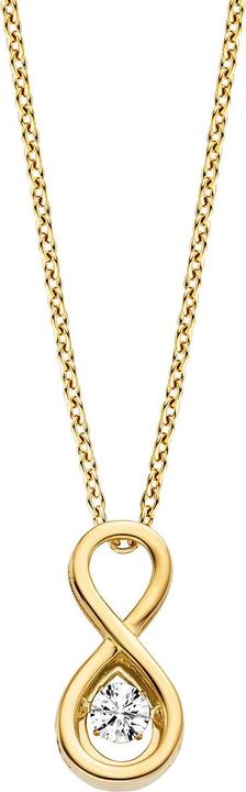 Produktbild Julie Julsen Dancing Stone Halskette Unendlich (Silber 925, 38 - 43 cm)