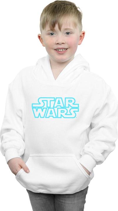 Immagine prodotto Star Wars Neon Sign Logo Felpa con Cappuccio Ragazzi (116)
