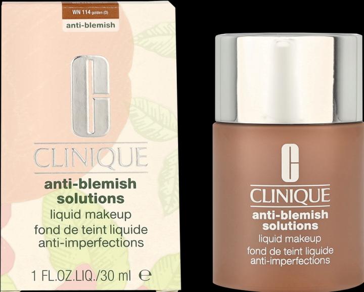 Actual product image Clinique Anti-Blemish Solutions Liquid Makeu (WN 114, Golden)