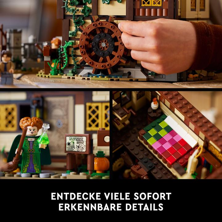 Image du produit LEGO Disney Hocus Pocus: The Sanderson Sisters' Cottage (21341, LEGO Ideas, LEGO difficiles à trouver)