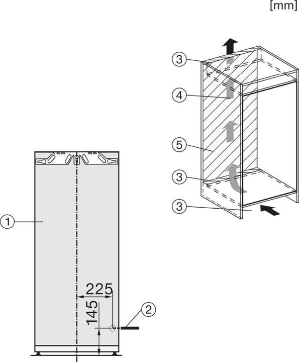 Actual product image Miele FNS7470DL (Installation, 156 l)