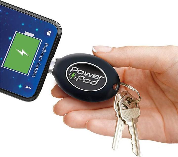 Actual product image PhoneLook Mini Power Bank emergency key fob external battery 800mAh (iPhone Lightning) (800 mAh)