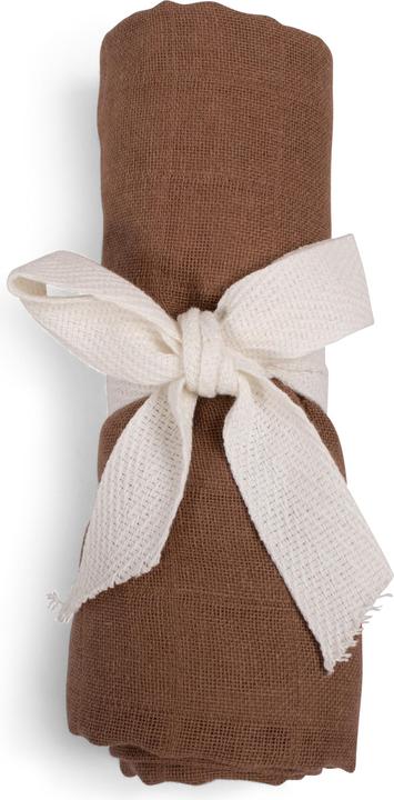 Actual product image Filibabba Muslin diaper GOTS - Brownie (65 cm, 2 cm)