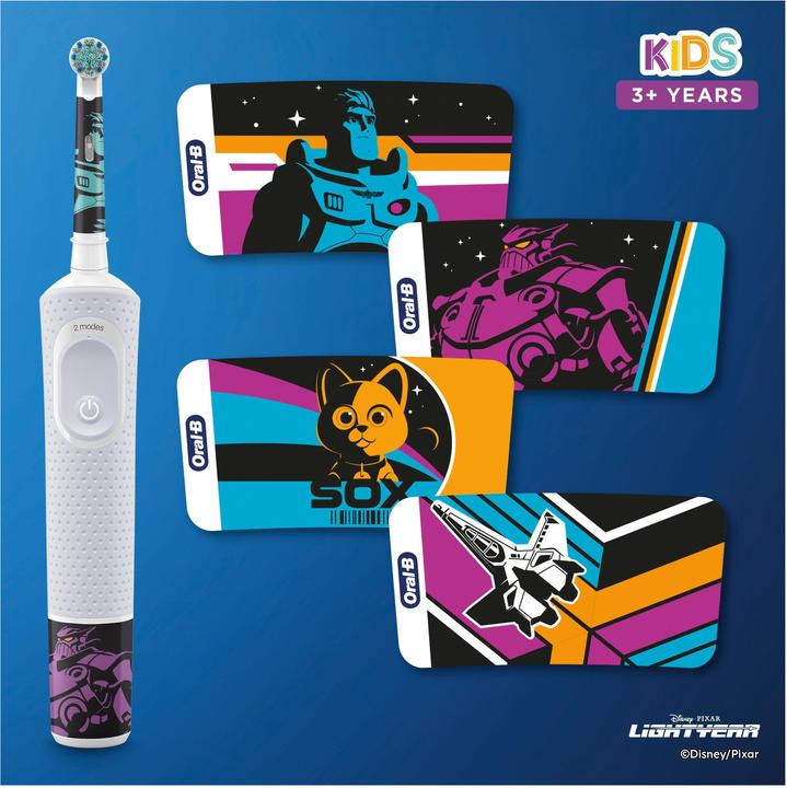 Actual product image Oral-B Vitality100 Kids Lightyear + Travel Case (Oscillating toothbrush)