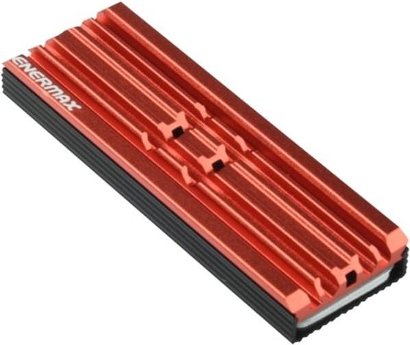 Enermax M.2 2280 SSD Aluminium Kühlkörper für PS5/PC doppelseitig inkl. Wärmeleitpads ESC001-B, ro