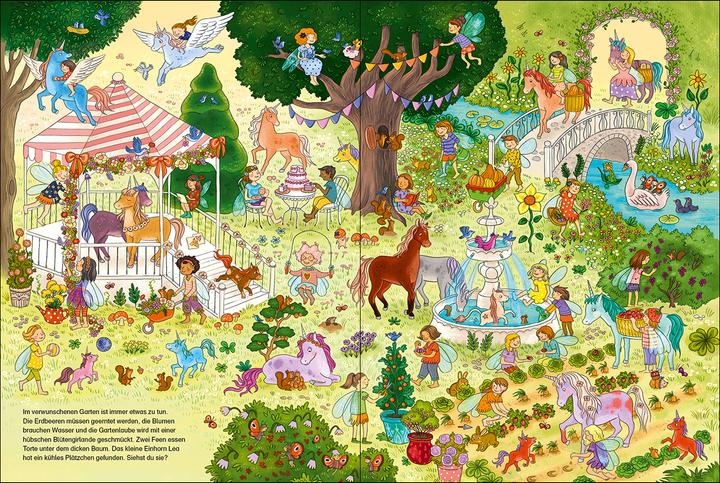 Immagine prodotto Wo ist das kleine Einhorn? (Tedesco, Isabella Metzen, Loewe Wimmelbücher, Loewe I miei primi libri, 2023)