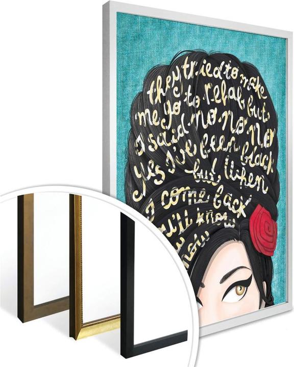 Image du produit Trenddeko Tohmé - Amy Winehouse : Réadaptation (60 x 80 cm)