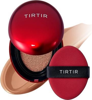 Actual product image TirTir Mask Fit Red Cushion Foundation Full Coverage Weightless Skin Fit (#34C Amber)