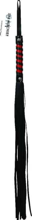 Image du produit Sportsheets Sex & Mischief Red & Black Stripe Flogger