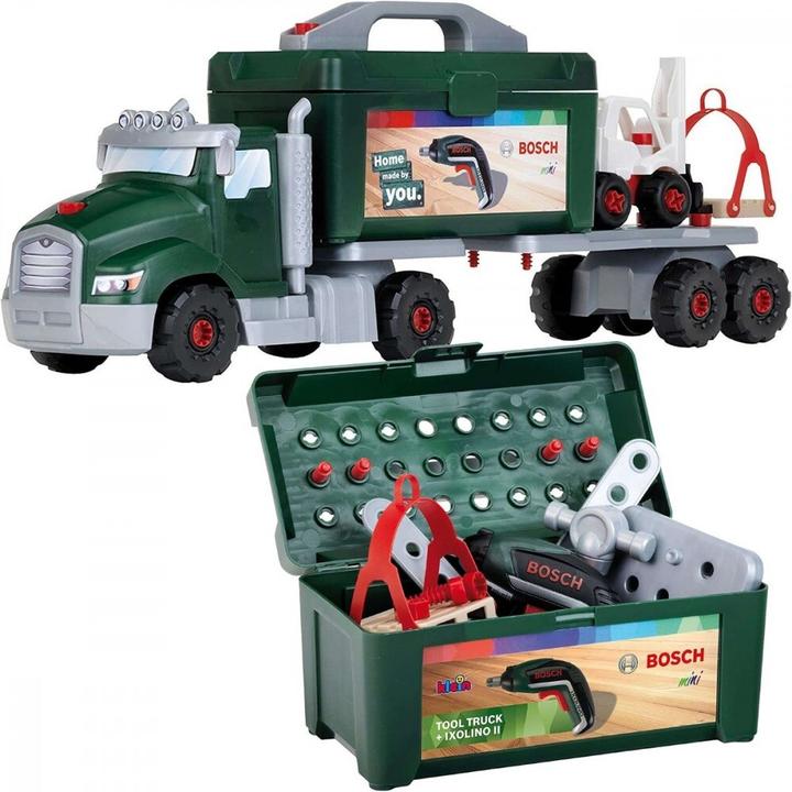 Actual product image Theo Klein Bosch screwdriver play set with Ixolino